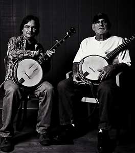 Bill Evans playing banjo with Sonny Osborne